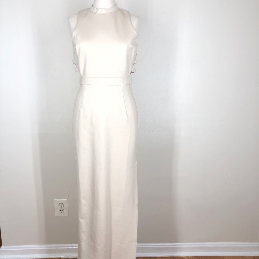 Lulu*S Coveted Curated Cream Long Maxi Dress